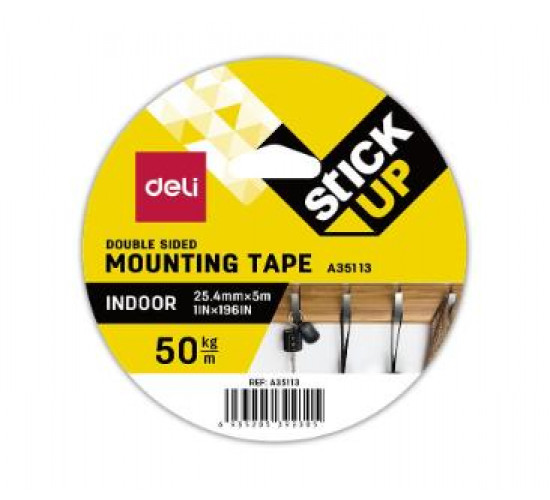 სკოჩი ორხმრივი 1mmx25.4mmx5M A35113