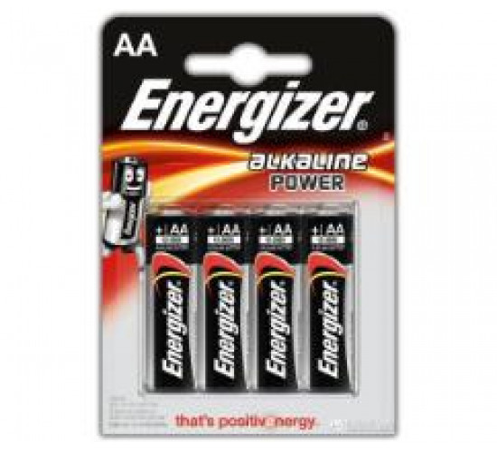 Energizer Alkaline Power AA ელემენტი 4ც შეკრა
