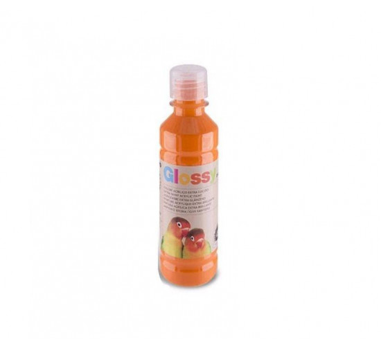 აკრილის საღებავი GLOSSY acrylic paint, bottle 250 ml with flow-control cap, orange 250. 428TAG250250 PRIMO აკრილის საღებავი GLOSSY acrylic paint, bottle 250 ml with flow-control cap, orange 250. 428TAG250250 PRIMO