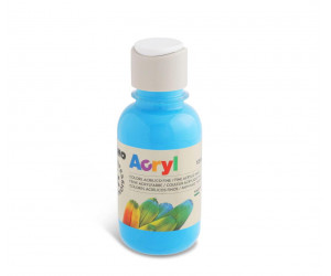 აკრილის საღებავი 125501 Acrylic paint 125 ml bottle with flow control cap Cyan