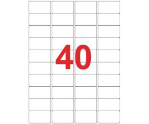 ლეიბლი ა4 1*40 100ფურც (52.5x29.7) - 40 ნაჭრიანი Tanex