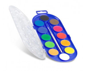 აკვარელი Watercolour set 12 tablets 30 mm 112A12SG