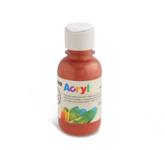 აკრილის საღებავი 125930 Acrylic paint 125 ml bottle with flow control cap copper საკანცელარიო და საოფისე აკრილის საღებავი 125930 Acrylic paint 125 ml bottle with flow control cap copper აკრილის საღებავი 125930 Acrylic paint 125 ml bottle with flow control cap copper