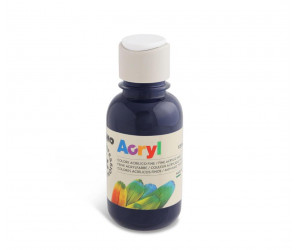 აკრილის საღებავი 125521 Acrylic paint 125 ml bottle with flow control cap dark blue