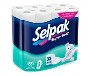 SELPAK 32ც ტუალეტის ქაღალდი 1x3