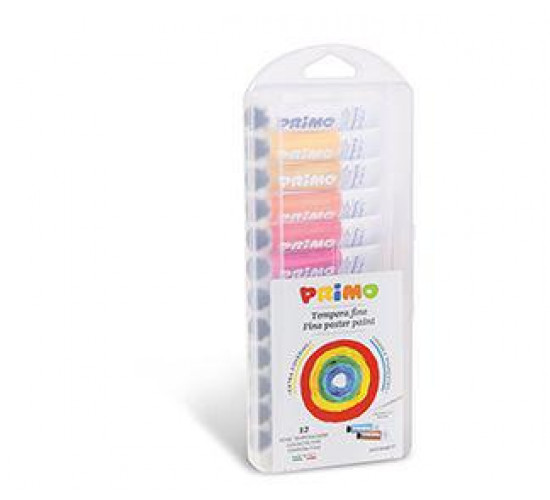გუაში Set with 12 posterpaint tubes 12 ml PRIMO
