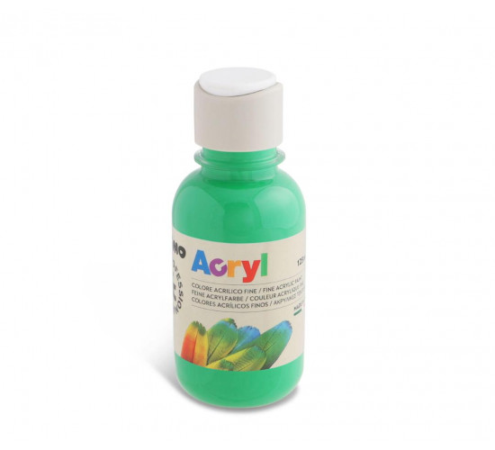 აკრილის საღებავი 125610 Acrylic paint 125 ml bottle with flow control cap bright green საკანცელარიო და საოფისე აკრილის საღებავი 125610 Acrylic paint 125 ml bottle with flow control cap bright green აკრილის საღებავი 125610 Acrylic paint 125 ml bottle with flow control cap bright green