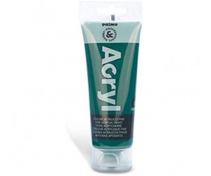 აკრილის საღებავი F75610 Fine acrilic fluo paint in soft plastic tube 75 ml. green colour 610.