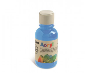 აკრილის საღებავი 125510 Acrylic paint 125 ml bottle with flow control cap light blue