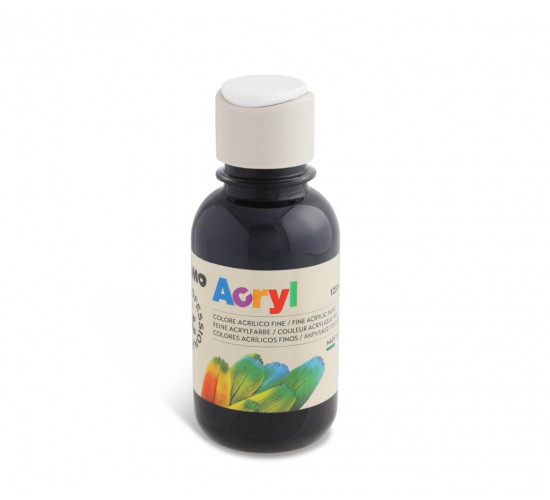 აკრილის საღებავი Fine acrylic paint bottle 125 ml Hobby Line BLACK 125800 საკანცელარიო და საოფისე აკრილის საღებავი Fine acrylic paint bottle 125 ml Hobby Line BLACK 125800 აკრილის საღებავი Fine acrylic paint bottle 125 ml Hobby Line BLACK 125800