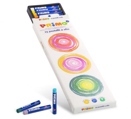 პასტელი Set with 25 oil pastels 081PO25N PRIMO