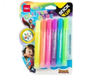 წებო Glitter Glue12MLx6 COLORFUL A71301