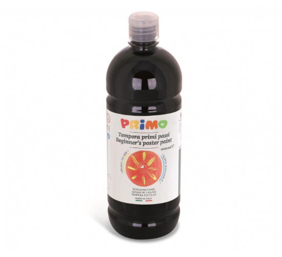 გუაში Beginner's Ready Mix Paint 1000 ml BLACK 204BR1000800 , PRIMO