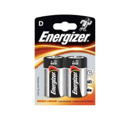 7331 Energizer Alkaline Power D ელემენტი, 2ც შეკრა LR20-FSB2 (E300152200)