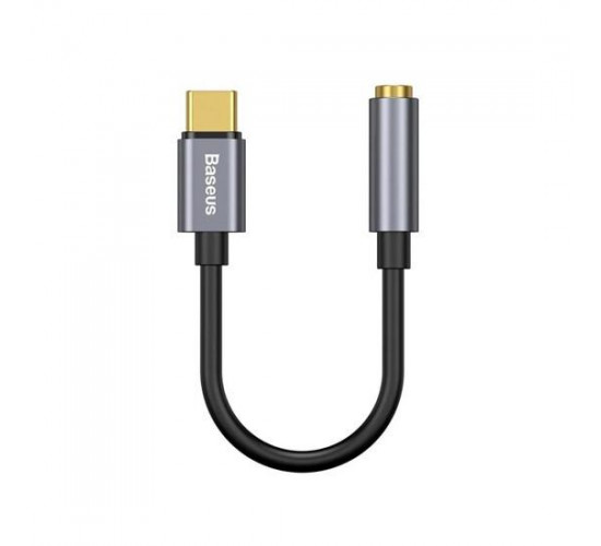 Type-C Male to 3.5mm Female Adapter L54 CATL54 მობილურის აქსესუარები, ტელეფონები ბრენდი: Baseus კაბელის ტიპი: male-female კონექტორები: Type-C-3. Type-C Male to 3.5mm Female Adapter L54 CATL54