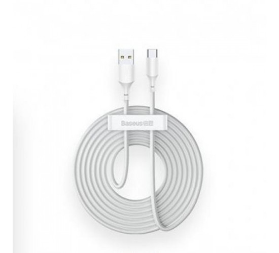 Simple Wisdom USB Data Cable Kit To Type-C 5A 2 PCS Set 1.5m მობილურის აქსესუარები, ტელეფონები ბრენდი: Baseus კონექტორები: Type C-USB სიგრძე: 1500mm ტიპი: Cable ფერი: White Simple Wisdom USB Data Cable Kit To Type-C 5A 2 PCS Set 1.5m