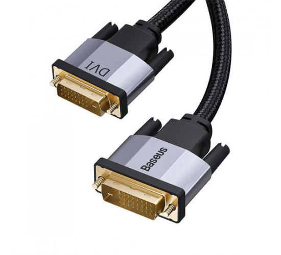 Enjoyment Series DVI Male To DVI Male Bidirectional Adapter Cable 1m