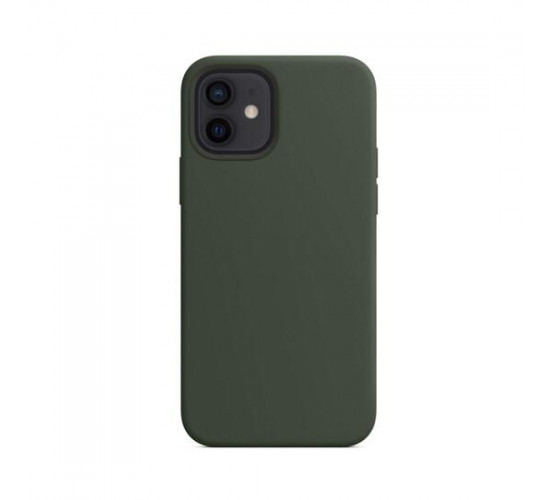 Coverage Silicon Case For Apple Iphone 12 Dark