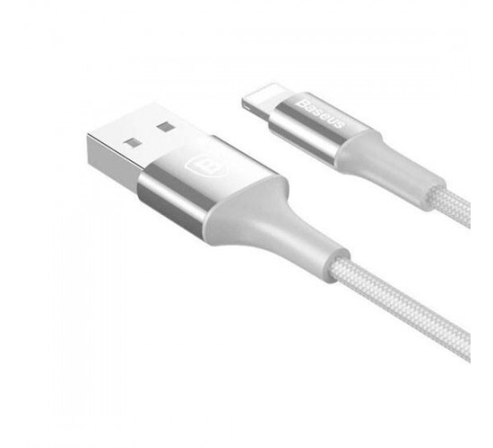 Shining Cable With Jet metal 1M CALSY-0S მობილურის აქსესუარები, ტელეფონები ბრენდი: Baseus კაბელის ტიპი: male-male კონექტორები: Lightning-USB სიგრძე: 1000mm ტიპი: Cable ფერი: Silver Shining Cable With Jet metal 1M CALSY-0S
