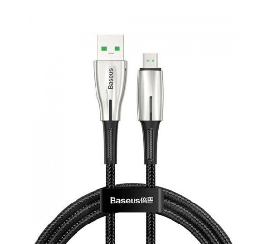 Waterdrop USB Cable For Micro 4A 1M CAMRD-B01 მობილურის აქსესუარები, ტელეფონები ბრენდი: Baseus კაბელის ტიპი: male-male კონექტორები: Micro USB-USB სიგრძე: 1000mm ტიპი: Cable ფერი: White Waterdrop USB Cable For Micro 4A 1M CAMRD-B01