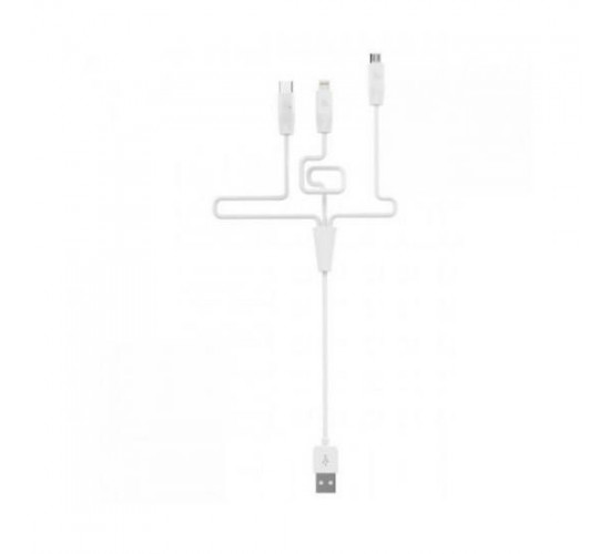 Rapid Charging Cable X1 Apple iPhone 6/6S+Micro USB+Type-C 1m მობილურის აქსესუარები, ტელეფონები ბრენდი: Hoco კაბელის ტიპი: male-male კონექტორები: Lightning-USB სიგრძე: 1000mm ტიპი: Cable ფერი: White Rapid Charging Cable X1 Apple iPhone 6-6S plusMicro USB plusType-C 1m