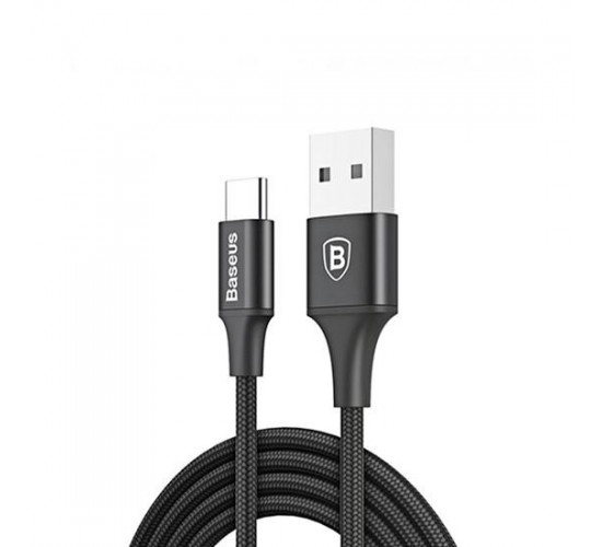 Rapid Series USB Cable Type-C Indicator Light 1m CATSU-B01 მობილურის აქსესუარები, ტელეფონები ბრენდი: Baseus კაბელის ტიპი: male-male კონექტორები: Type C-USB სიგრძე: 1000mm ტიპი: Cable ფერი: Black Rapid Series USB Cable Type-C Indicator Light 1m CATSU-B01