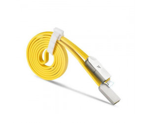 Cheese Style 2 In 1 Metal Charging Cable U1 120cm