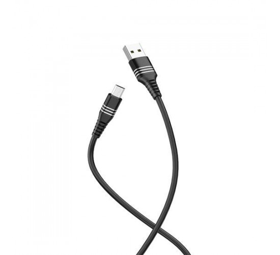 Tricyclic Silicone Charging Data Cable Lightning U46 მობილურის აქსესუარები, ტელეფონები ბრენდი: Hoco კაბელის ტიპი: female-male კონექტორები: Lightning-USB სიგრძე: 1000mm ტიპი: Cable ფერი: Black Tricyclic Silicone Charging Data Cable Lightning U46
