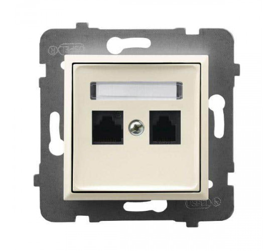 როზეტი კომპიუტერის CAT 5E GPK-2U-K-m-27 2 განყოფილებიანი ელექტრო აქსესუარები, წვრილი ტექნიკა Ospel არის პოლონური კომპანია, რომელიც 60 წელზე მეტხანს აწარმოებს ელექტროსამონტაჟო მოწყობილობებს. როზეტი კომპიუტერის CAT 5E GPK-2U-K-m-27 2 განყოფილებიანი