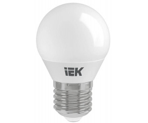 შუქდიოდური ნათურა IEK LLE-G45-5-230-30-E27 3000K 5W E27