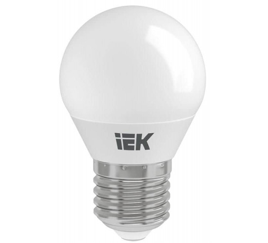 შუქდიოდური ნათურა IEK LLE-G45-5-230-30-E27 3000K 5W E27