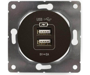 USB როზეტი DPM Soul SEU1028B 2 განყოფილებიანი