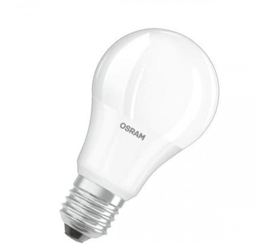 შუქდიოდური ნათურა OSRAM A100 14W E27 1520 Lm 2700K ელექტრო აქსესუარები, წვრილი ტექნიკა შუქდიოდური ნათურა OSRAM A100 14W E27 1520 Lm 2700K ეს არის ხარისხიანი ნათურა, რომელსაც გააჩნია დაბალი ენერგომოხმარება და 15000 საათიანი სამუშაო რესურსი. შუქდიოდური ნათურა OSRAM A100 14W E27 1520 Lm 2700K
