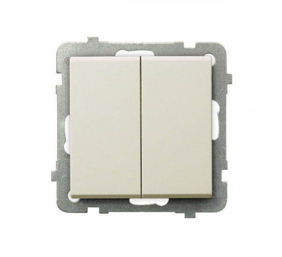 გადამრთველი Ospel2R-m-27 2 კლავიშიანი