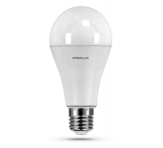 შუქდიოდური ნათურა Ergolux LED-A65-25W-E27-4K 4500K 25W E27