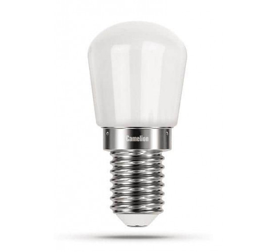 შუქდიოდური ნათურაLED2-T26-845-E14 4500K 2W E14 ელექტრო აქსესუარები, წვრილი ტექნიკა Camelion აწარმოებს მაღალხარისხიან პროდუქციას: კვების წყარო, სინათლის წყარო, სანათები. შუქდიოდური ნათურაLED2-T26-845-E14 4500K 2W E14