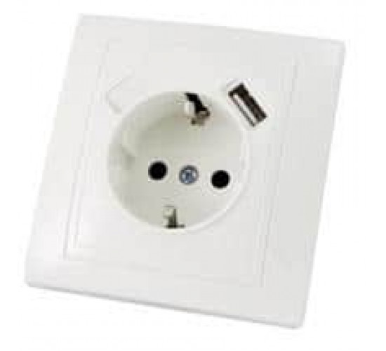 როზეტი დამიწებით plus USB TDM SQ1814-0040 1 განყოფილებიანი ელექტრო აქსესუარები, წვრილი ტექნიკა TDM Electric სთავაზობს თავის მომხმარებელს ხარისხიან, თანამედროვე და უსაფრთხო ელექტრომოწყობილობას. როზეტი დამიწებით plus USB TDM SQ1814-0040 1 განყოფილებიანი