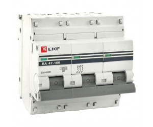 ავტომატური ამომრთველი EKF 3P 100A