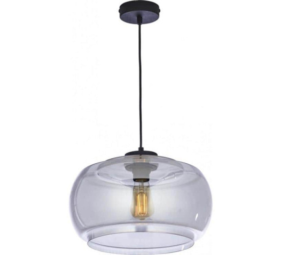 საკიდი Lighting PILAR 2434 1хE27 60W ელექტრო აქსესუარები, წვრილი ტექნიკა ტექნიკური მახასიათებლები: • მწარმოებელი: TK Lighting • კოლექცია: PILAR • დაცვის კლასი: IP20 • სიმძლავრე: 60 W • ნათურების რაოდენობა: 1 • ცოკოლის ტიპი: E27 ფიზიკური პარამეტრები: • დიამეტრი: 300 მმ • სიმაღლე: 1100 მმ • მასალა: მ საკიდი Lighting PILAR 2434 1хE27 60W