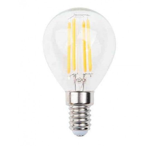 შუქდიოდური ნათურა New Light G45-F-I-4W 3000K 4W E14 (1617-1-32) ელექტრო აქსესუარები, წვრილი ტექნიკა შუქდიოდური ნათურა New Light G45-F-I-4W 3000K 4W E14 (1617/1/32) ტექნიკური მახასიათებლები:• მწარმოებელი: New Light• სიმძლავრე: 4 W• ცოკოლი: E14 დამატებითი მახასიათებლები:• ფერების ტემპერატურა: 3000 K შუქდიოდური ნათურა New Light G45-F-I-4W 3000K 4W E14 (1617-1-32)