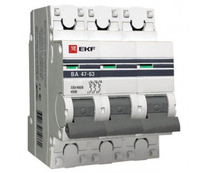 ავტომატური ამომრთველი EKF MCB4763-3-16C-PRO C16