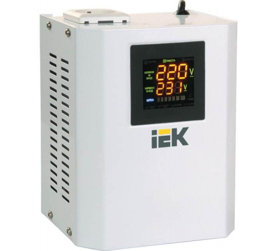 სტაბილიზატორი ძაბვის IEK BOILER IVS24-1-00500 500 VA ელექტრო აქსესუარები, წვრილი ტექნიკა IEK BOILER 500 VA უზრუნველყოფს ელექტრომოწყობილობების დაცვას გადატვირთვისგან, მოკლე ჩართვისგან, გადახურებისგან, მომატებული ძაბვისგან, ძაბვის შემცირებისგან, იმპულსური ძაბვისგან. სტაბილიზატორი ძაბვის IEK BOILER IVS24-1-00500 500 VA