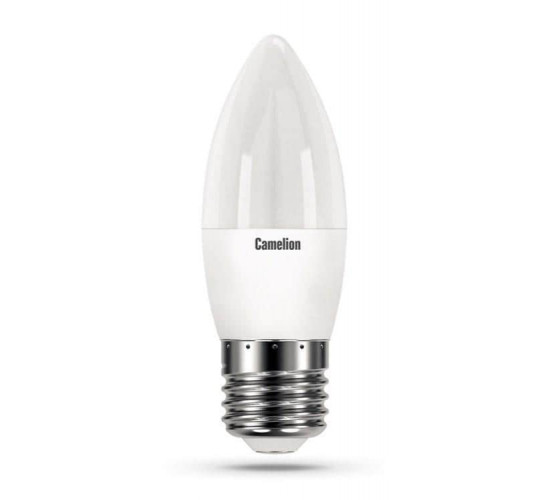 შუქდიოდური ნათურაLED12-C35-845-E27 4500K 12W E27 ელექტრო აქსესუარები, წვრილი ტექნიკა Camelion აწარმოებს მაღალხარისხიან პროდუქციას: კვების წყარო, სინათლის წყარო, სანათები. შუქდიოდური ნათურაLED12-C35-845-E27 4500K 12W E27