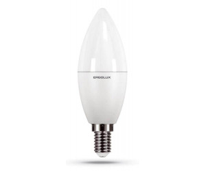 შუქდიოდური ნათურა Ergolux LED-C35-9W-E14-6K