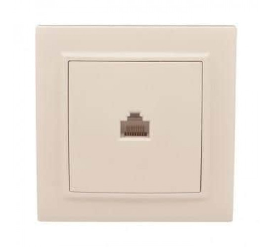 როზეტი კომპიუტერის EKF ERK01-035-20 RJ45 CAT3 1 განყოფილებიანი