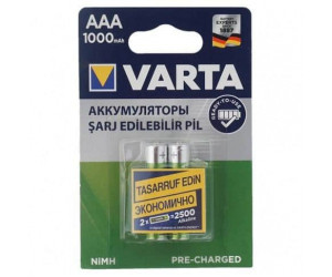 აკუმულატორი Varta AAA 1000mAh NiMH 2 ც