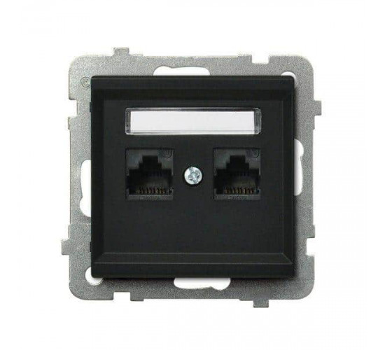 როზეტი კომპიუტერის CAT 5E Ospel GPK-2R-K-m-33 2 განყოფილებიანი ელექტრო აქსესუარები, წვრილი ტექნიკა Ospel არის პოლონური კომპანია, რომელიც 60 წელზე მეტხანს აწარმოებს ელექტროსამონტაჟო მოწყობილობებს. როზეტი კომპიუტერის CAT 5E Ospel GPK-2R-K-m-33 2 განყოფილებიანი