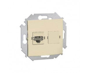 როზეტი ტელეფონის Simon 15 1591480-031 RJ11 1 განყოფილებიანი