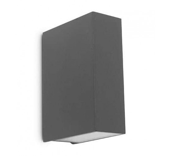 ფასადის სანათი New Light 1652-093 2x 4W მუქი ელექტრო აქსესუარები, წვრილი ტექნიკა ტექნიკური მახასიათებლები: • მწარმოებელი: New Light • ნათურების რაოდენობა: 2 • ცოკოლის ტიპი: LED • მაქსიმალური სიმძლავრე: 4W • სინათლის ნაკადი: 320 Lm • ფერების ტემპერატურა: 3000K ფიზიკური პარამეტრები: • ზომა: 13x9x4 სმ ფასადის სანათი New Light 1652-093 2x 4W მუქი